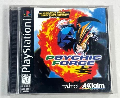 Psychic Force (Sony PlayStation, PS1) CIB