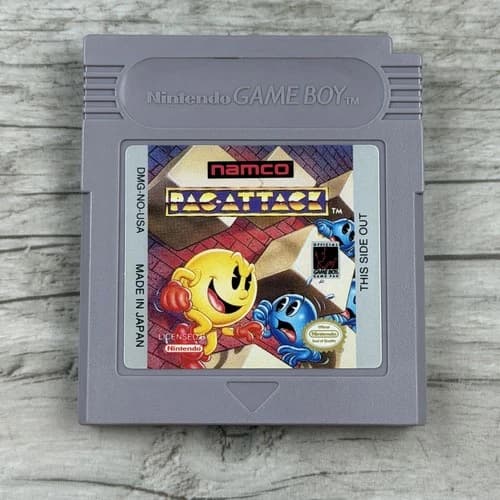 Pac-Attack Nintendo GB Game Boy, 1991) Authentic Tested Game Cartridge Namco