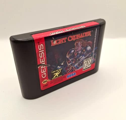 Light Crusader Sega Genesis Cartridge only NICE LOOK!