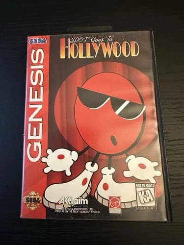 Spot Goes To Hollywood (SEGA Genesis) Tested & Working CIB complete with Manual.