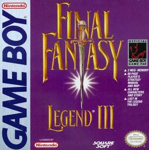 Final Fantasy Legend 3 III Game Boy