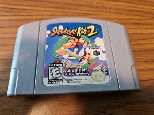Snowboard Kids 2 Nintendo 64 N64 Cleaned Tested Authentic Cartridge