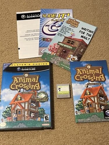 Animal Crossing GameCube CIB ,Tested WORKS (Disc has Scratches )