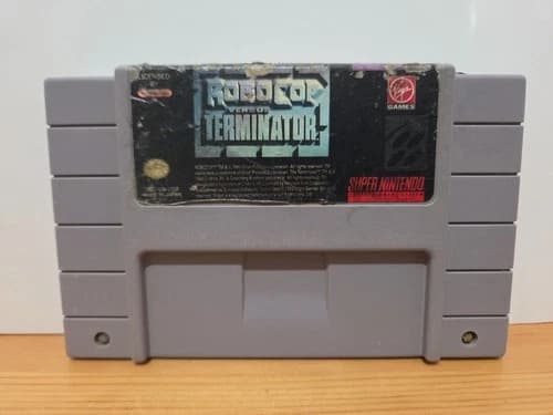 Robocop Versus the Terminator (Super Nintendo) SNES (Tested!)