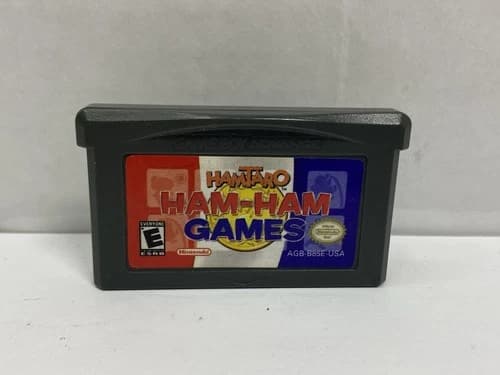 Hamtaro: Ham Ham Games Nintendo GBA Gameboy Advance Authentic - Cart Only