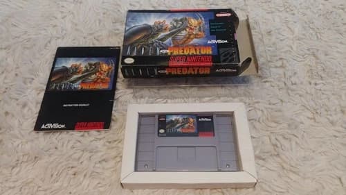 Alien vs. Predator ~ Super Nintendo ~ SNES ~ CIB ~ Box and Manual ~ Tested