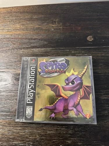Spyro 2: Ripto's Rage (PlayStation PS1) Black Label Gold Foil Cover Complete