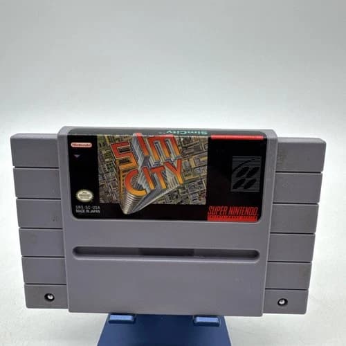 SimCity (Super Nintendo SNES, 1991) Authentic TESTED