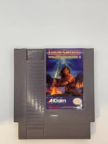 Iron Sword: Wizards and Warriors II 2 (Nintendo Entertainment System, 1989) Cart