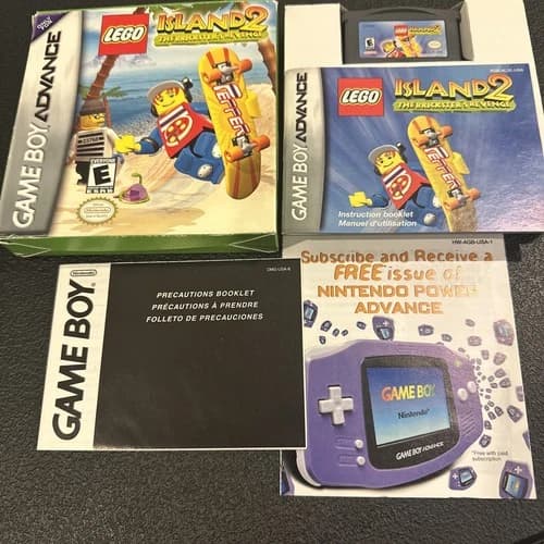 LEGO Island 2: The Brickster's Revenge (Nintendo Game Boy Advance, 2001) TESTED