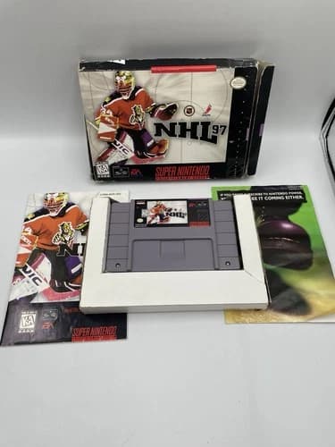 NHL '97 Super Nintendo SNES CIB - Good Condition
