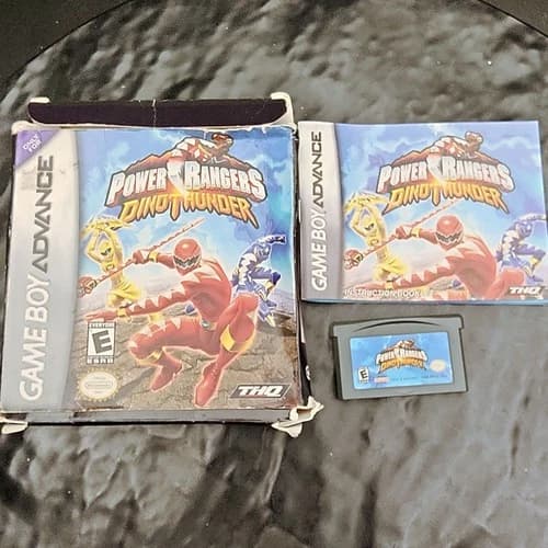 Power Rangers Dino Thunder GBA CIB Very Good Game+Box+Manual Nintendo THQ