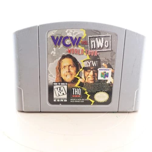 WCW vs. nWo World Tour Nintendo 64 N64 Game Cartridge THQ ESRB KA