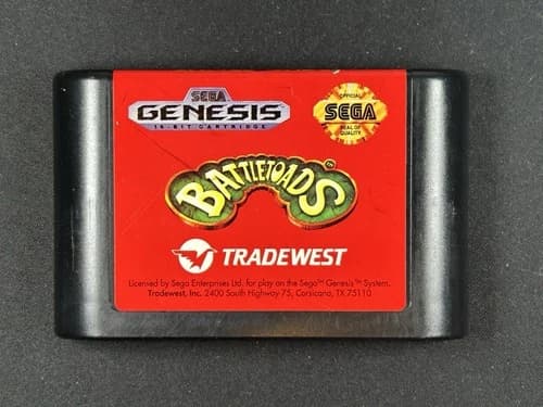 Sega Genesis - Battletoads (1993) - Tested, Cleaned