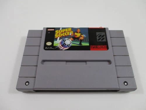 SUPER SOCCER Super Nintendo SNES Game Cartridge Authentic!