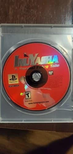 PS1 Inuyasha: A Feudal Fairy Tale Sony PlayStation PS1 One 2003 *DISC ONLY*