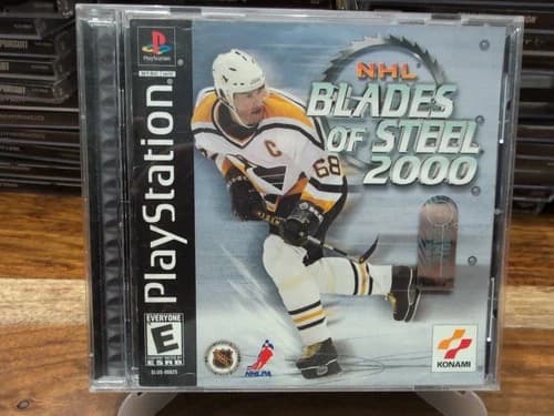 NHL Blades of Steel 2000 (Sony PlayStation 1 PS1) Hockey Complete Cib