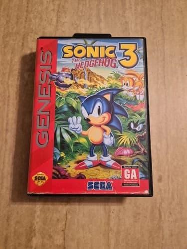Sonic the Hedgehog 3 Sega Genesis Complete CIB