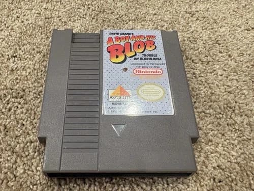NES A Boy And His Blob - Authentic Nintendo Cart Only - Tested & Works