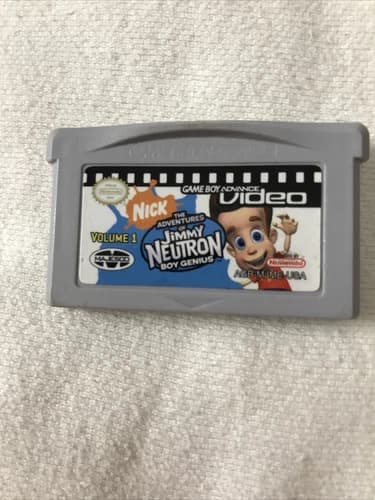 Game Boy Advance Video The Adventures of Jimmy Neutron Boy Genius Volume 1 GBA