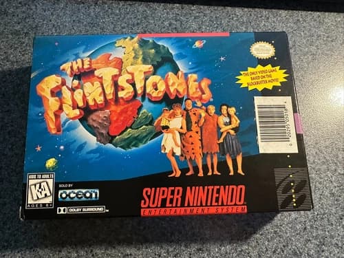 The Flintstones for Super Nintendo (SNES) CIB Complete Excellent