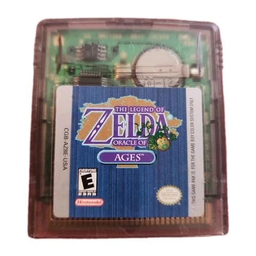 Nintendo Game Boy Color Legend of Zelda: Oracle of Ages (1998) Video Game