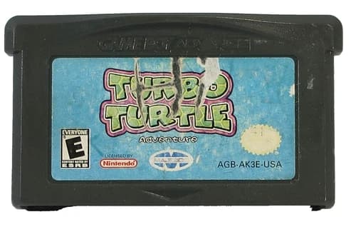 Turbo Turtle Adventure (Nintendo Game Boy Advance GBA, 2002) AUTHENTIC! WORKS!
