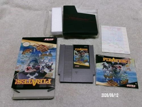 #1022 Pirates! (Nintendo Entertainment System NES) - CIB - Complete Tested