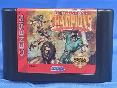 Eternal Champions (Sega Genesis, 1993) Cartridge Only - Tested