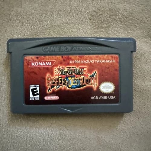 Yu-Gi-Oh Reshef of Destruction (Nintendo Game Boy Advance,2004) Authentic Tested