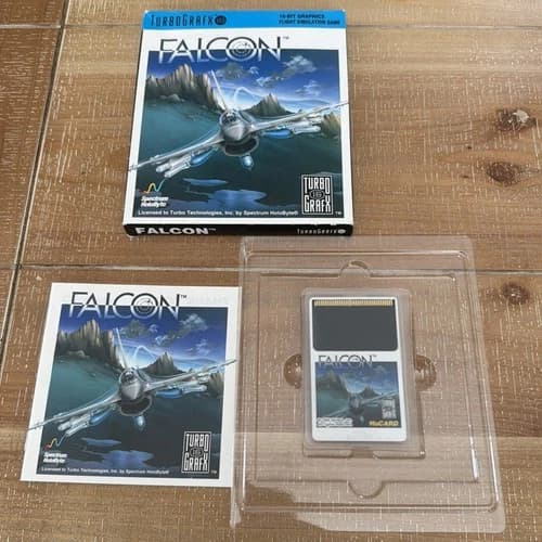 Falcon -- CIB- Complete In Box - TurboGrafx 16 TG-16 Nice!
