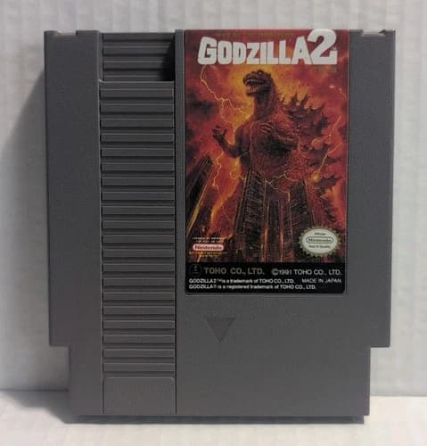 Godzilla 2: War of The Monsters Authentic NES Nintendo Video Game Cartridge Only