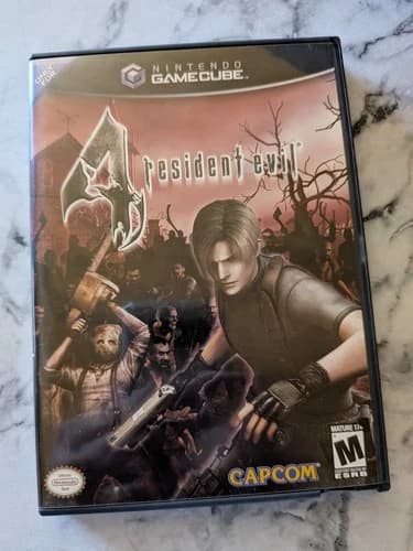 Resident Evil 4 (Nintendo GameCube, 2005) CIB with manual, no scratches