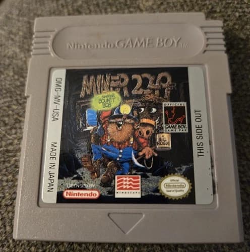 Miner 2049er Nintendo Game Boy Cartridge Only Authentic Tested