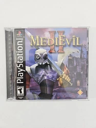MediEvil II 2 (Sony PlayStation 1, PS1, 2000) Complete With Manual