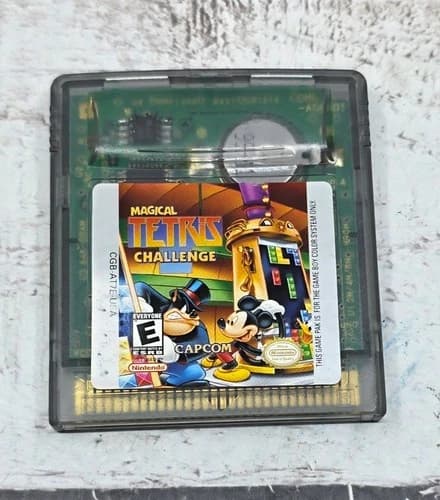 Magical Tetris Challenge (Nintendo Game Boy Color, 2000) Authentic Cartridge