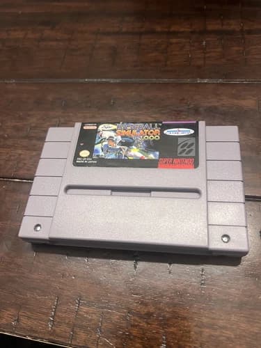 Super Baseball Simulator 1.000 (Super Nintendo SNES, 1991) CART ONLY