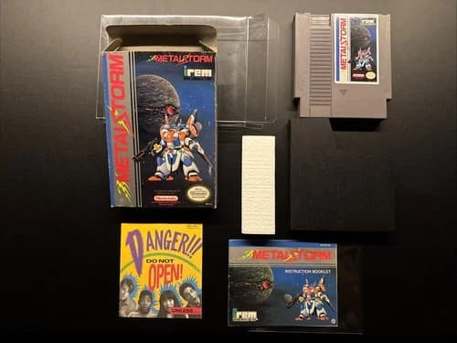 Metal Storm (Nintendo NES, 1991) Complete CIB