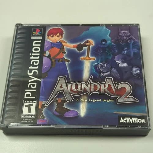Alundra 2 (Sony PlayStation 1, 2000) CIB w/ Manual