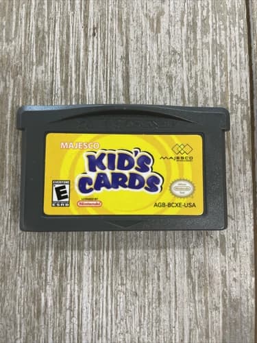 Majesco Kids Cards Nintendo GameBoy Advance Game Rated E