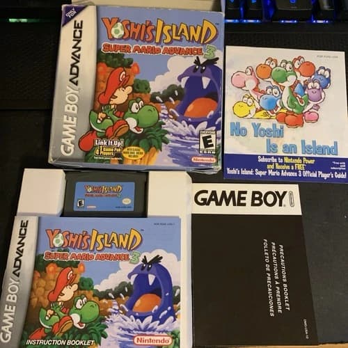 Yoshi's Island Super Mario Advance 3 Game Boy Advance Game (2001, GBA) - CIB