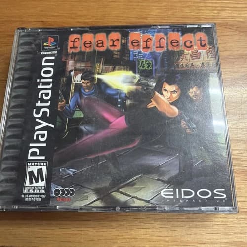 Fear Effect 2 Retro Helix PS1 (Sony PlayStation 1 COMPLETE tested eidos 4 discs