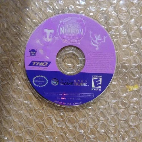 Jimmy Neutron Boy Genius Attack of The Twonkies Nintendo GameCube DISC ONLY Work