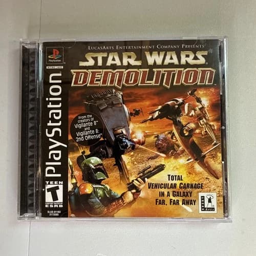 Star Wars: Demolition (PlayStation 1 PS1 CIB W/Reg Card