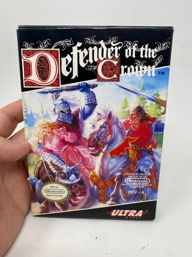 Nes Nintendo Defender Of The Crown By Ultra Games Complete In Box CIB