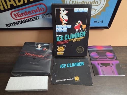 Nes Ice Climber Complete In Box
