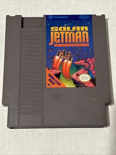 Solar Jetman (Nintendo Entertainment System) NES Authentic Tested Works Great !!