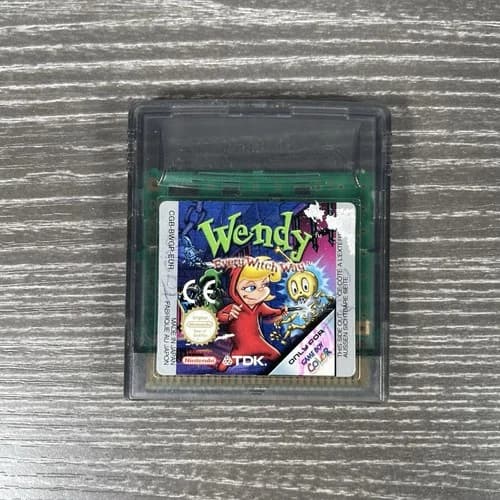 Wendy Every Witch Way Game | Game Boy Color | Genuine | Tested & Working