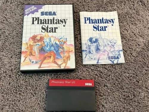Sega Master System Phantasy Star Retranslation With New Battery READ LISTING