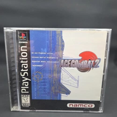 Ace Combat 2 (Sony PlayStation 1 PS1) Complete CIB - Tested - Authentic